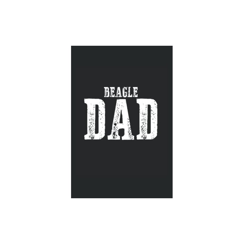 Beagle Dad: Ruled Notebook saying Diary Gift Idea Dog