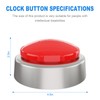 Large Talking Clock for Visually impaired- Telling Time, Date and