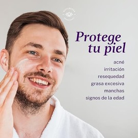 Crema Regenerativa Facial MEN 100% Natural y Orgánica Nácar Hecho a Mano Artesanalmente en México Naturessa