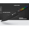 WIZEKA Chef Knife: 8 Inch: Extreme Sharp Kitchen Knife: Full