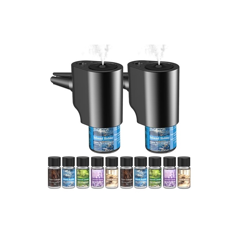 Smart Car Air Freshener with 10 Refills and 5 Scents