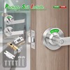 Feeloco Indicator Privacy Lock and Door Lever,Vacant Occupied Bathroom Lock