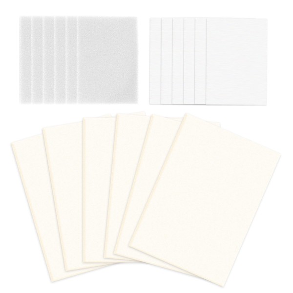 wisedry Flower Press Accessories, 6 PCS Natural Fiber Blotting Paper,