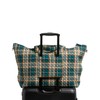 Vera Bradley Cotton Overnight Tote Travel Bag, Orchard Plaid
