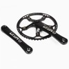 Folding Bike Square Bicycle Crank Crankset BCD130 Single 45/47/53/56/58T Chainwheel
