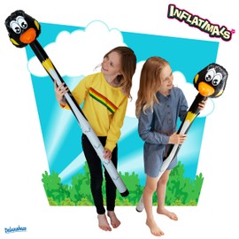 Deluxebase Inflatimals - Penguin from Giant Inflatable Sea Animal Blow Toy. Perfect Inflatable Party Gifts or Birthday Party Decorations for Kids