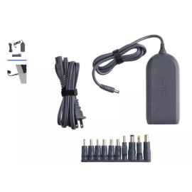 onn 90W Universal Laptop Charger with 10 Interchangeabl