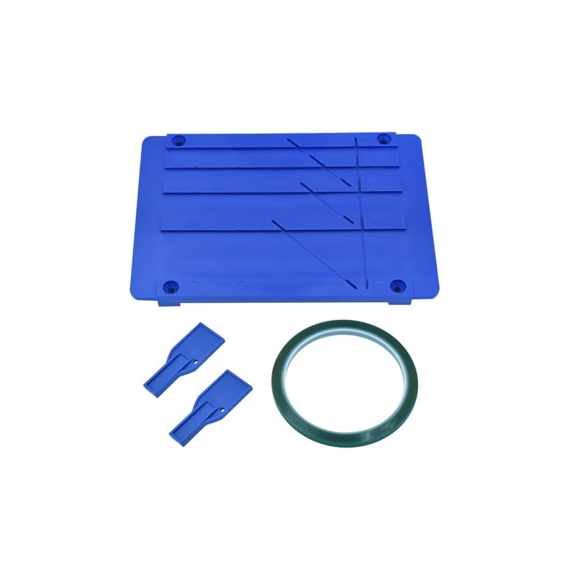 Tape Splicing Set, Blue Splicing Block with 2 Leader Tapes