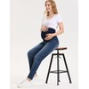 Yornobly Women's Maternity Boyfriend Jeans Over Belly Stretch Denim Pregnancy