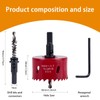 Hole Saw Hole Cutter Set, 60 mm Circular Saw Bi-Metal