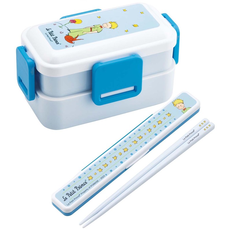 Skater PFLW4AG-A 2-Tier Lunch Box, 20.3 fl oz (600 ml),