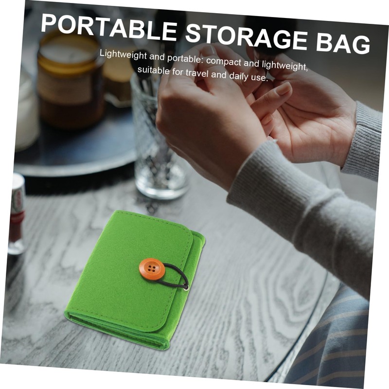 WOONEKY 2pcs Essential Oil Storage Bag for Women Travel Essential