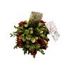 Ganz 5 Inch Mistletoe Kissing Ball Ornament,Red,5" Dia.