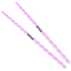 keepdrum DA-P Acrylic Drumsticks 5B Transparent 1 Pair Pink