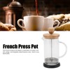 French Press Heat Resistant Hand Brewing Filter High Borosilicate Tea