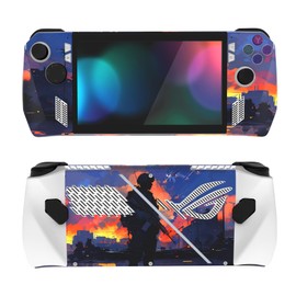 playvital Set of 2 Skin Stickers for ROG Ally Handheld Console, Custom Vinyl Heroic Decision Stickers