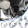 Lorababer Motorcycle Footpegs Protector Shield Cover Foot Mudguard Compatible with