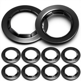 10 Pack Push on Dolly Wheel Lock Washers Fits 5/8 Dolly Axle Rods Spring Steel Push on Washers with Oiled Phosphate Finish