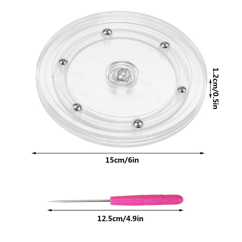 Dxhycc Cookie Decorating Kit Supplies Including 1 Acrylic Cookie Turntable,