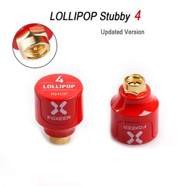 2pcs FOXEER FPV Antenna Lollipop 5.8GHz RHCP 2.5Dbi Stubby Antenna SMA for FPV Racing Drone Fatshark Goggles TX RX