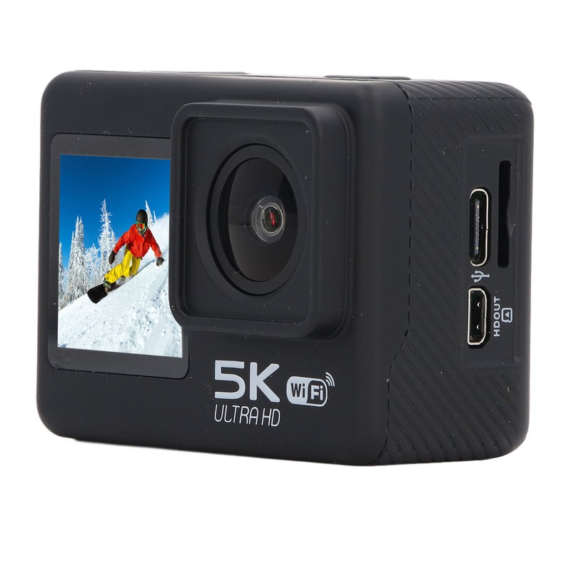 5K Action Camera 48MP 30FPS 170 Degree Wide Angle 16.4FT