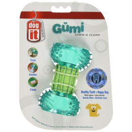 Dogit 72905 Hundespielzeug mit Zahnpflegeeffekt - Kauknochen Chew & Clean, klein