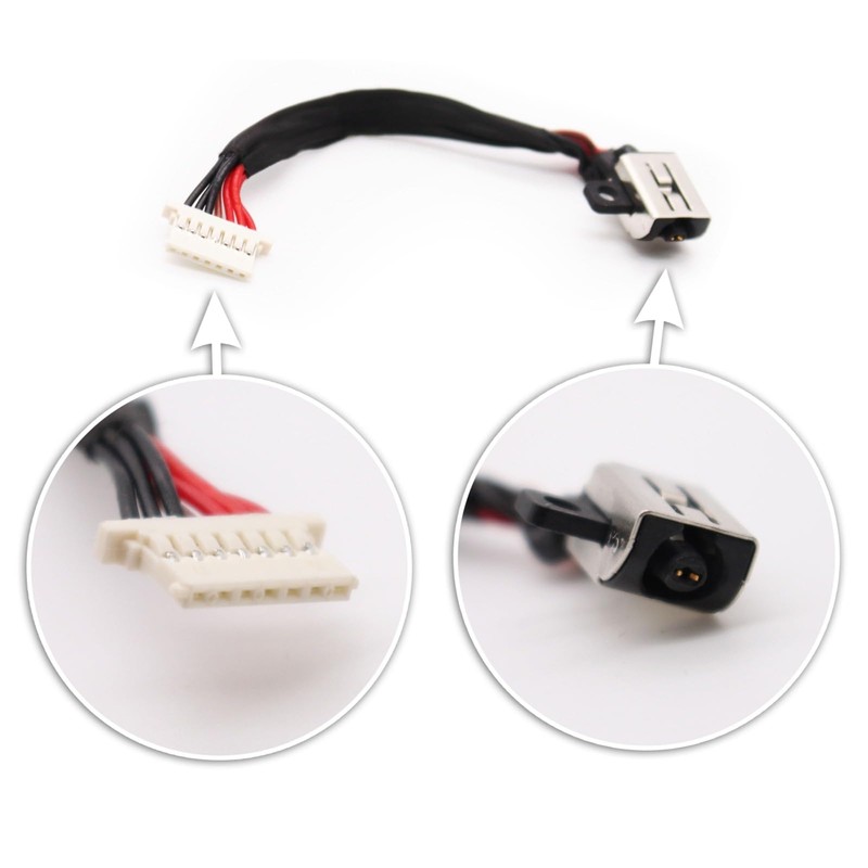 New Laptop DC Power Jack Cable Charging Connector For Dell
