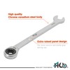 HB 10MM 100-Tooth Combination Ratchet Wrench, 3.6 degree swing arc,