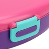 Bento Lunch Box ABS Separate Compartments with Buckle Handle Leakage