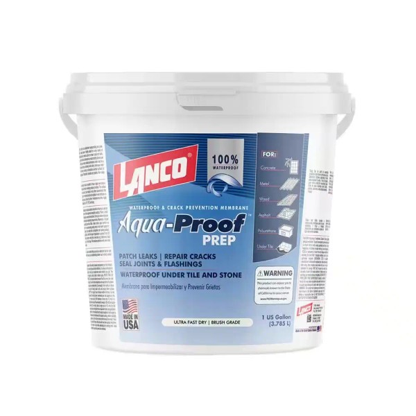 Aqua-Proof Prep 1 Gal Blue Rubberized Roof Patch Commercial RV
