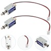 ULTECHNOVO Micro Linear Actuator, 3pcs Push Pull Solenoid Electromagnet Linear