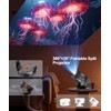 Magcubic Smart Projector 2K Support, Portable Projector with WiFi 5