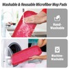 16.5 inch Mop Refills, 3 Pack Microfiber Reusable Replacement Mop