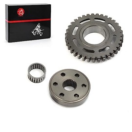 One Way Starter Clutch and Driven Gear W/Gasket Compatible with Honda CRF450X CRF 450X 2005-2020