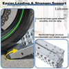 LIEKUMM 67" Motorcycle Ramp 1-Pack, 500 lbs Loading Ramp for