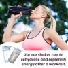 Tokaneit Pack of 2 Fitness Shaker, Protein Shaker Bottle, Shaker