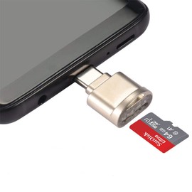 Memwah USB C Portable Card Reader for Micro SD Cards, Micro SDHC & Micro SDXC - Micro SD to Type C USB Adapter - OTG USB C Micro SD Card Reader