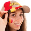 25 x Belgium Flag Tattoo - Fan Set European Championship