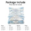 Yilinata Coastal Comforter Set Summer Beach Blue Shells Printed Pattern