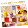 Gatuida Ceramic Condiment Jar Set Salt Shaker Seasoning Containers Bottle