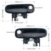 2PCS/Set Car Outer Door Handle Compatible for 1998-2002 Corolla Black
