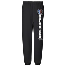 Popfunk The Vampire Diaries Damon Salvatore Mens Jogger Sweatpants, Black, 3X-Large