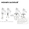 Homevacious Bathroom Faucet Waterfall Sink Faucets Bath Chrome Single Handle