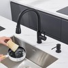 U037 Soap Dispenser for Kitchen Sink (Black)
