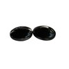 Par de Piedras de Obsidiana para Masaje Corporal Relajante, Negro
