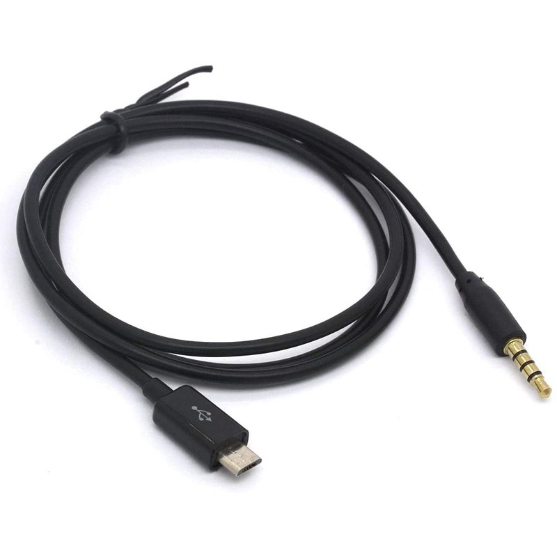 PIIHUSW Micro USB to 3.5mm Audio Output Cable - Gold