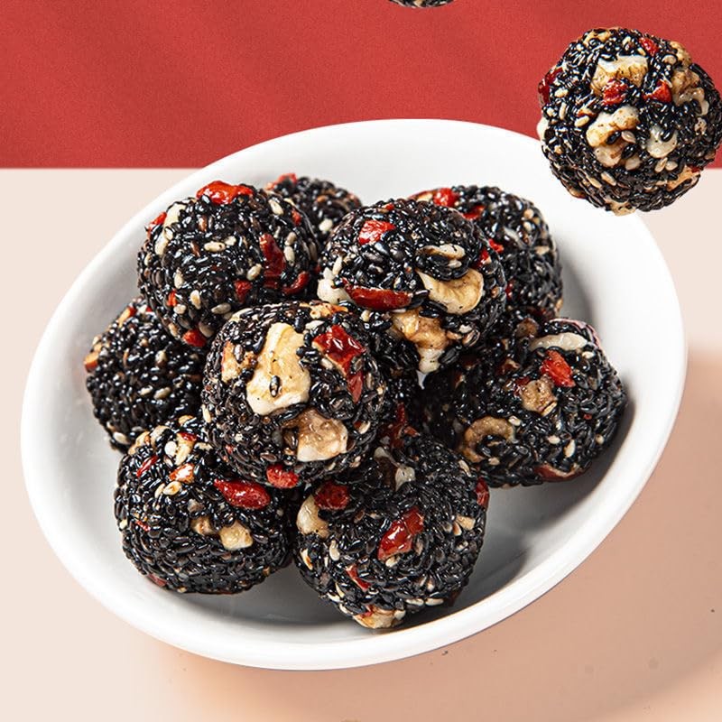 WEIJUEJIYI Black Sesame Pill 7.05oz (20 pieces) Black Mulberry, Black