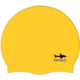 escualo Gorra para Natacion Unisex Modelo Adulto (Silicon) Impermeable, Unitalla, Color Oro