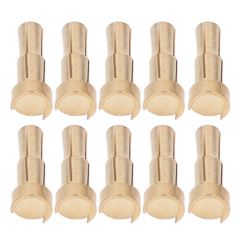 30PCS Battery Connector Plug Brass Gold Plated High Hardness RC