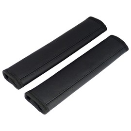 L&P Car Design GmbH 2 Piece Seatbelt Pads Protector Shoulder Pads Genuine Leather